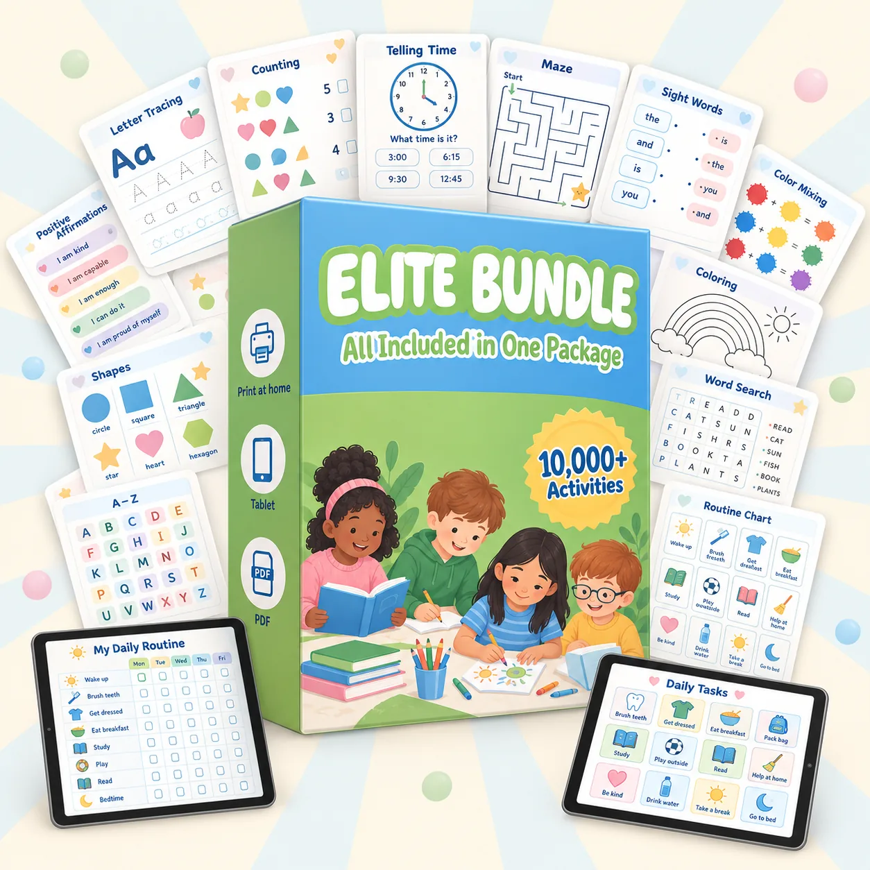 Elite Bundle — 10,000+ printable activities