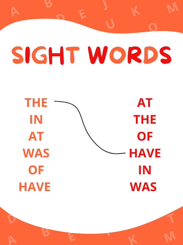 Sight Words chapter preview